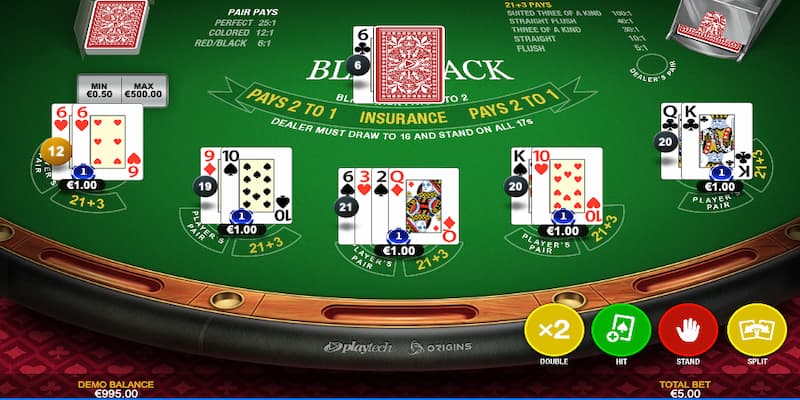 Hướng dẫn cách chơi blackjack một ván chi tiết